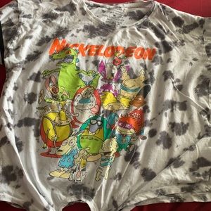 nickelodeon SpongeBob shirt and nickelodeon Rugrats shirt